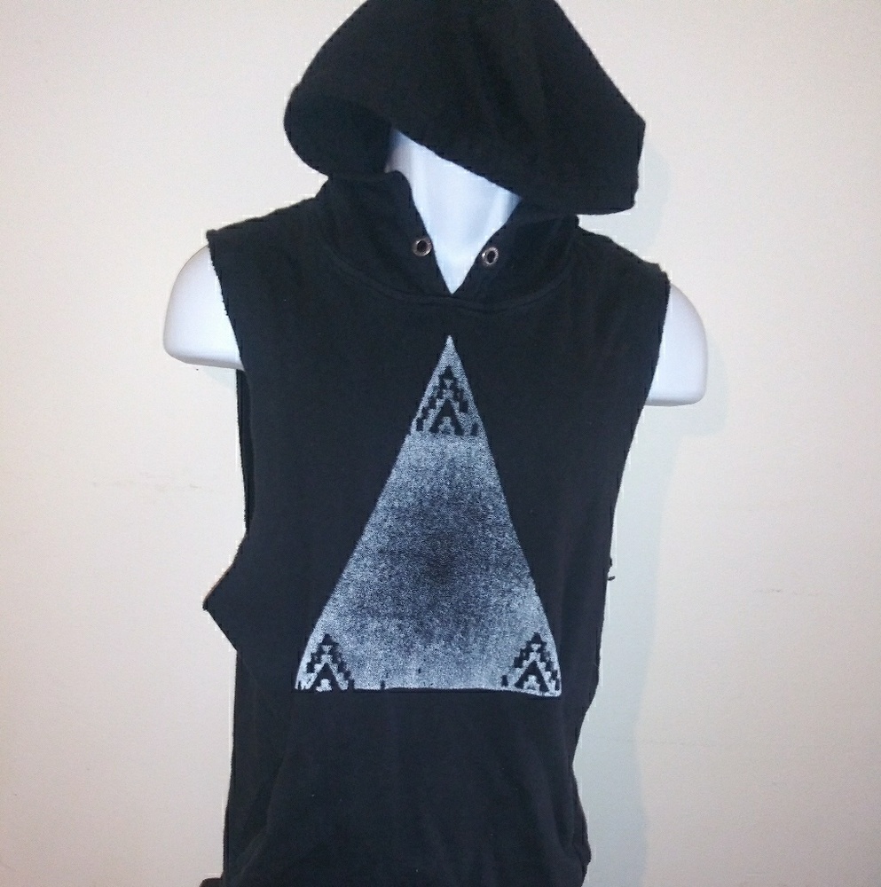 Sleeveless hoodie